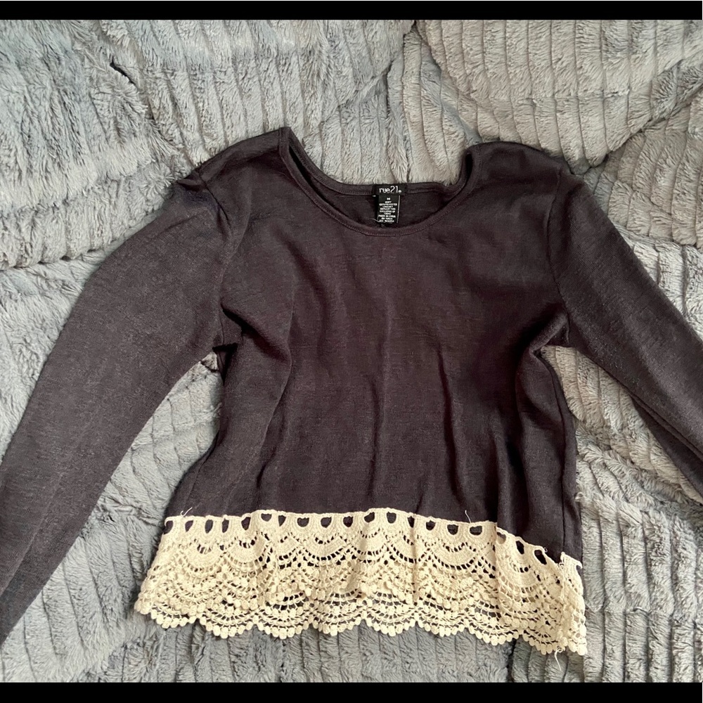 Long sleeved Rue21 shirt